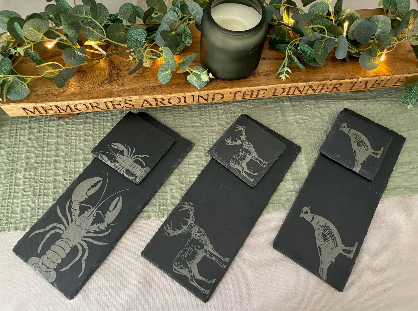 Animal Mini Slate Serving Board The Rolling Cow