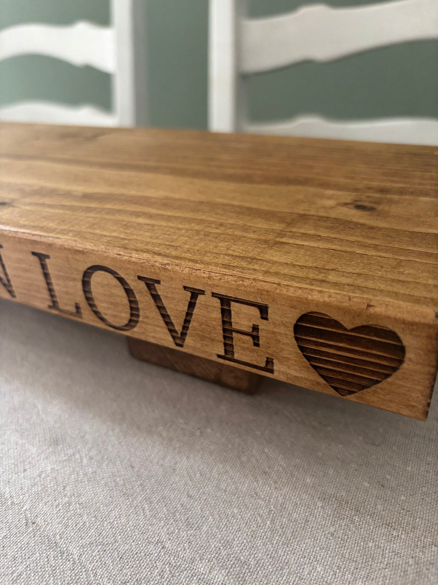 ‘This Home is Built On Love’ Table Centrepiece
