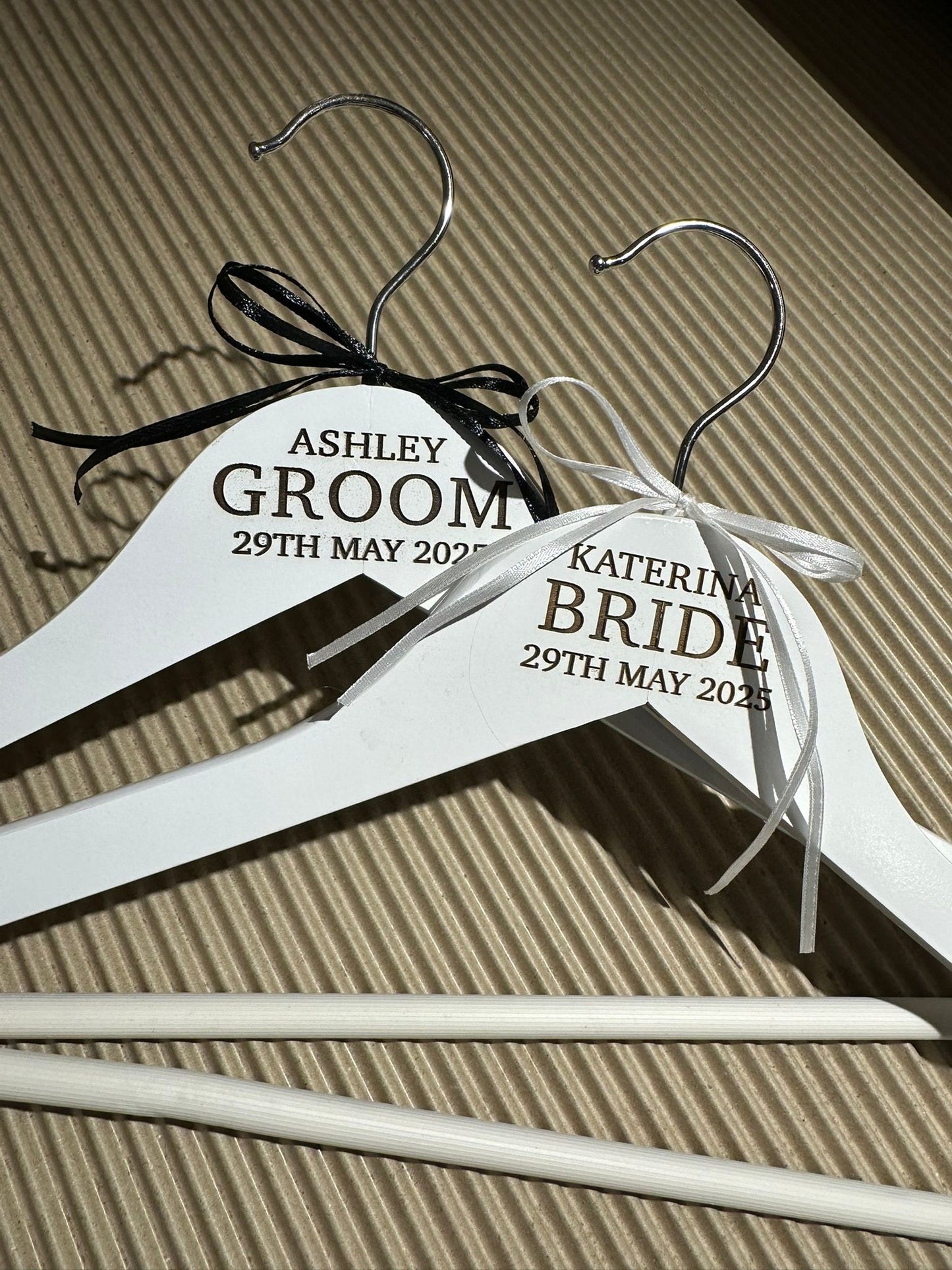 Personalised Wedding Coat Hangers