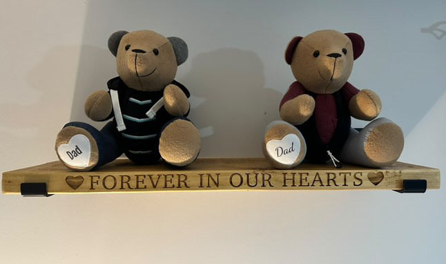 Personalised Rustic Wooden Shelf Shelves