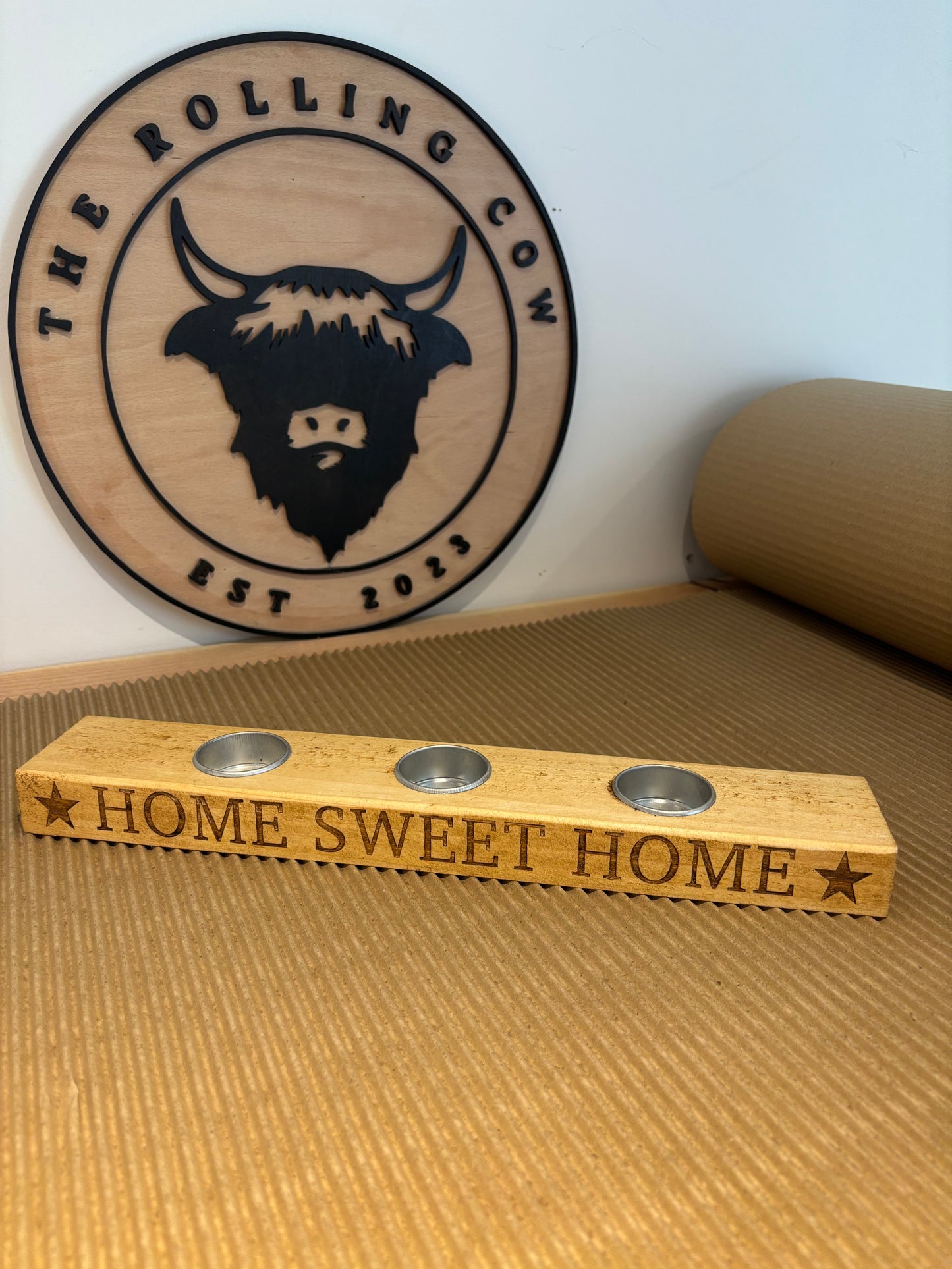 ‘Home Sweet Home’ Tea Light Candle Holder