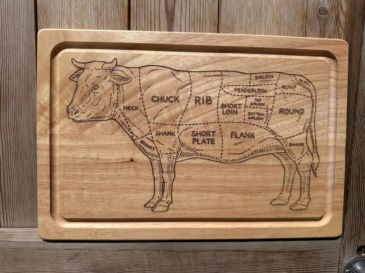 Butcher's Cow Chopping Board The Rolling Cow