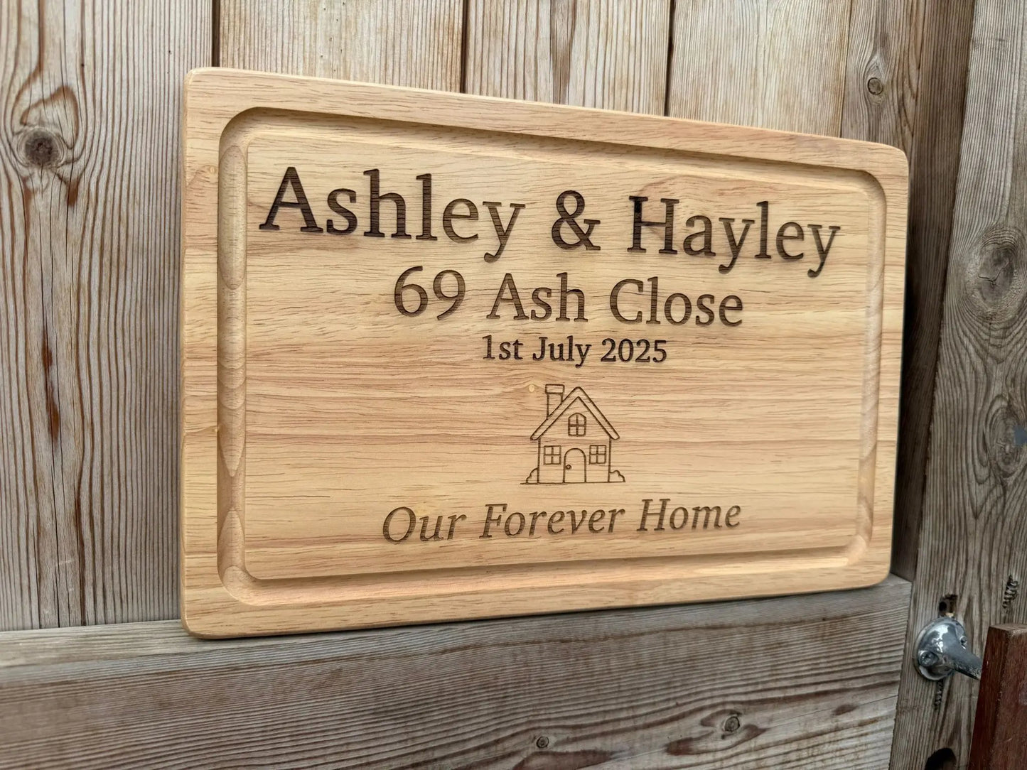 Personalised Chopping Board The Rolling Cow