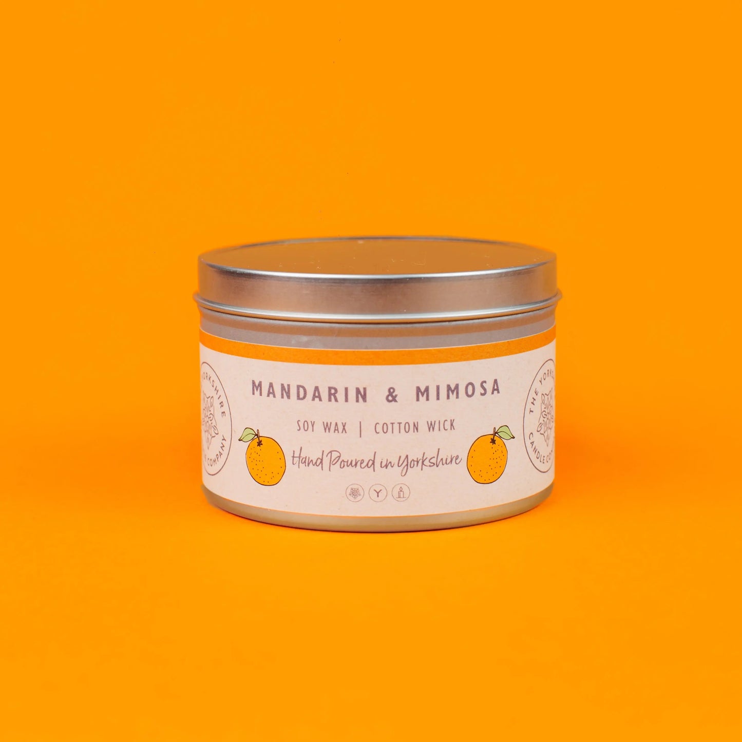 Mandarin & Mimosa Candle The Rolling Cow