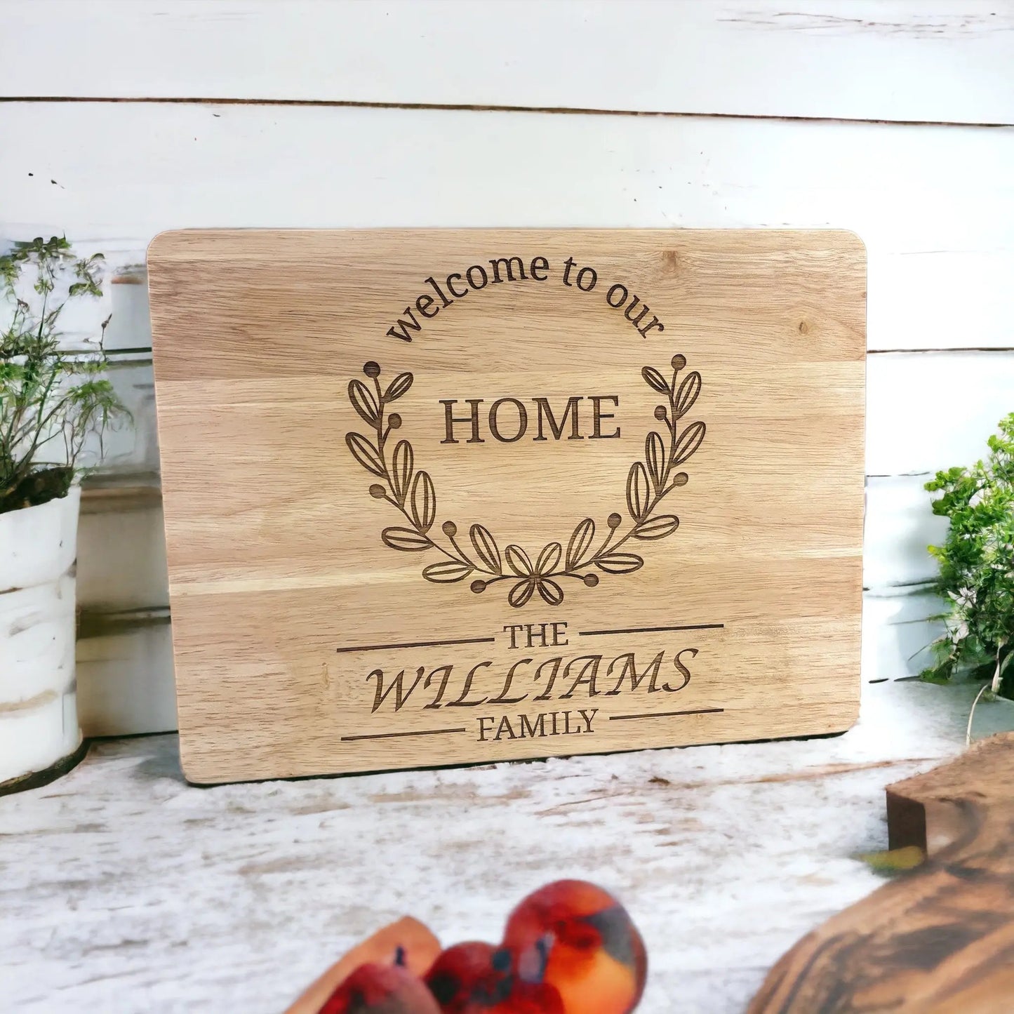 Bespoke Family Chopping Board The Rolling Cow