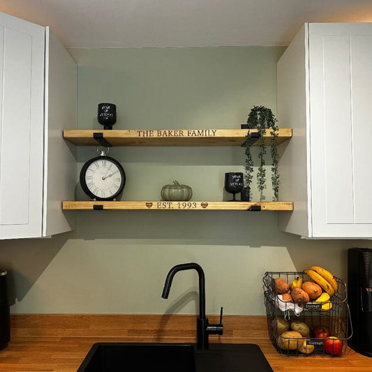 Discover Our Beautiful Personalised Wooden Shelving Collection