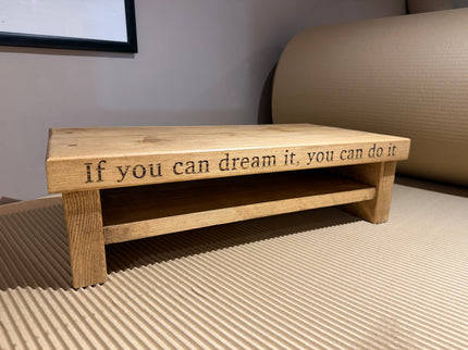 Engraved Desktop Computer Monitor Stand