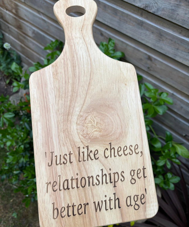 Engraved Paddle Board The Rolling Cow