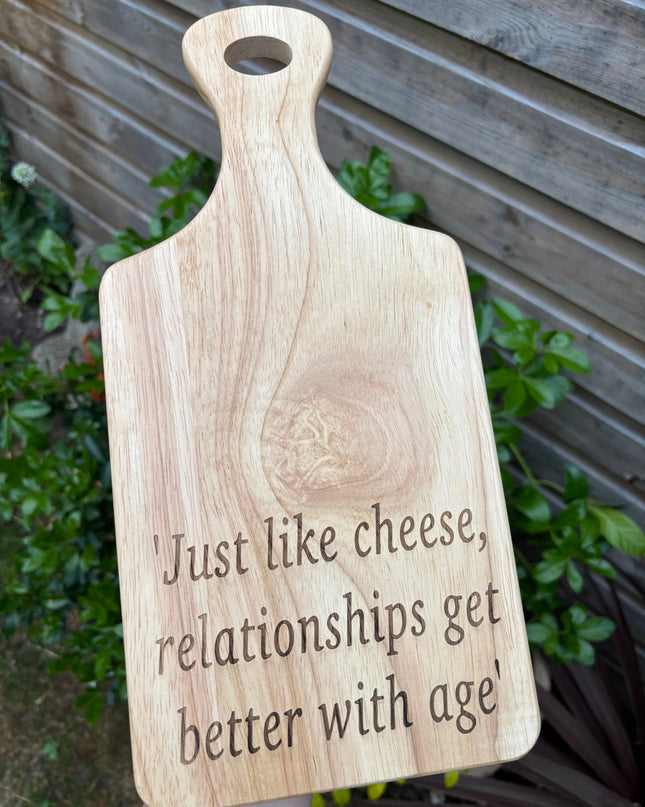 Engraved Paddle Board The Rolling Cow
