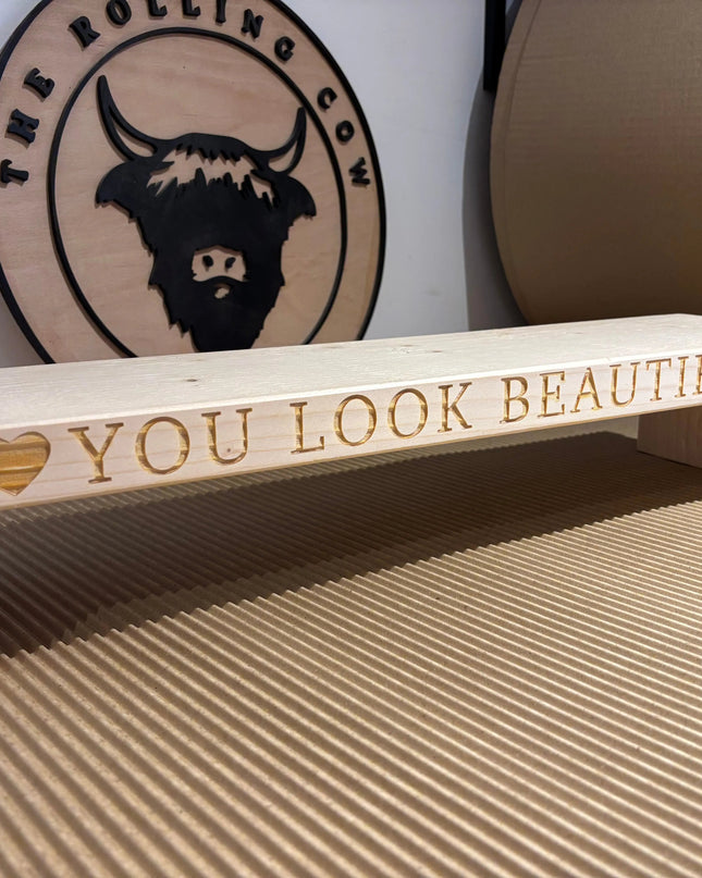 Engraved Dressing Table Mirror Stand The Rolling Cow