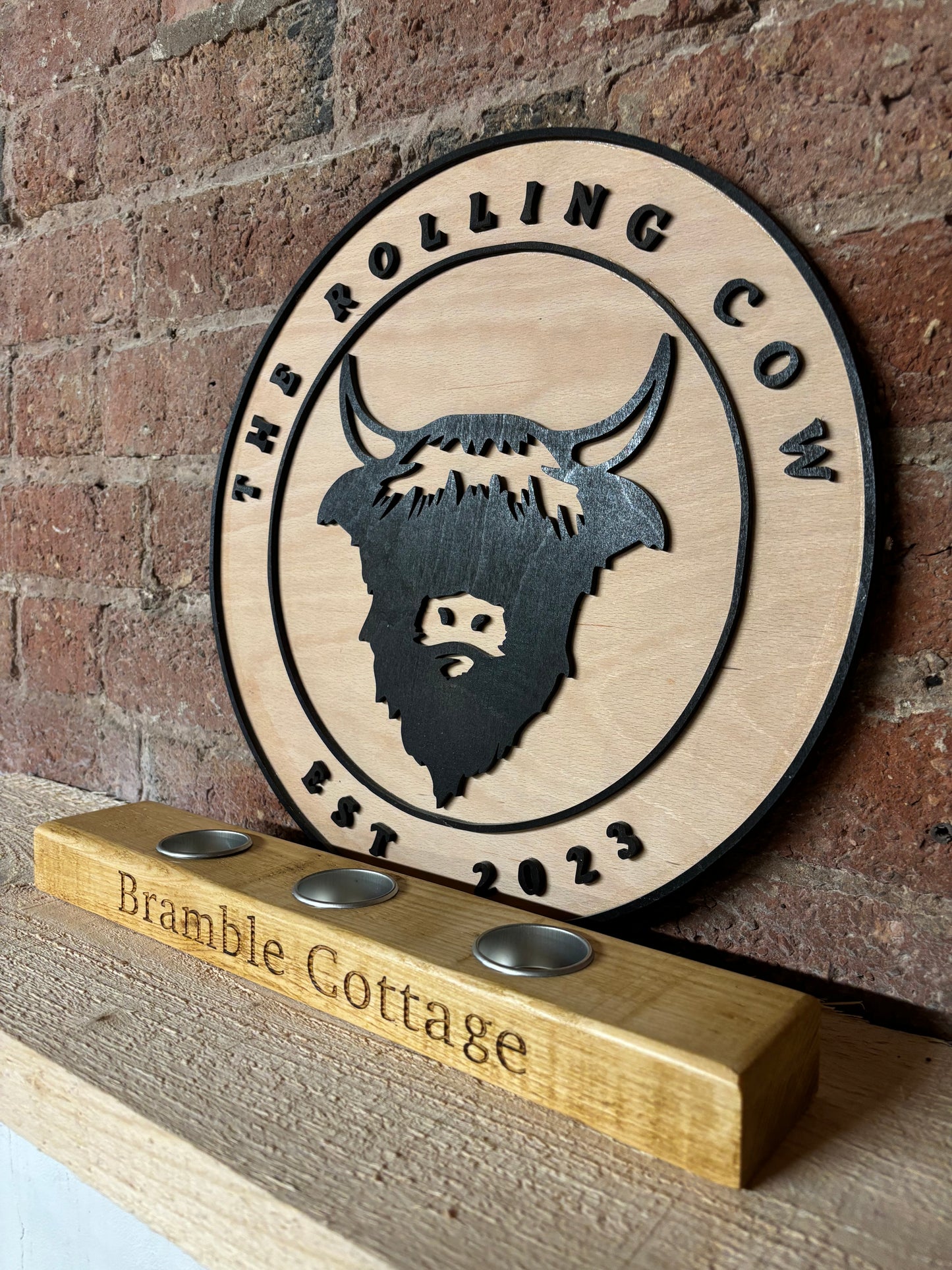 Personalised Tea Light Candle Holder