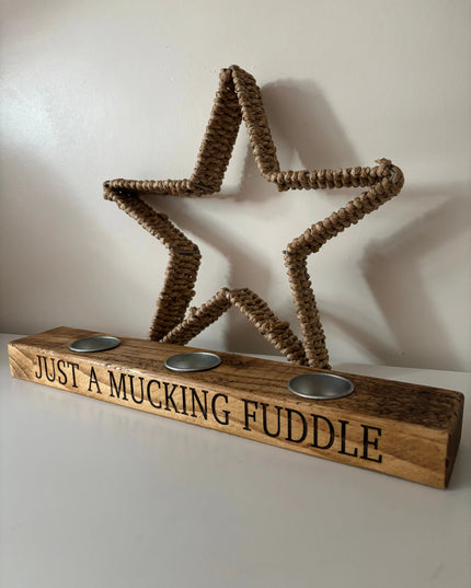Personalised Tea Light Candle Holder The Rolling Cow