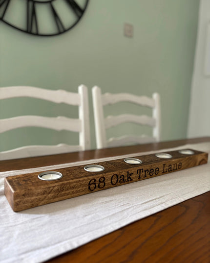 Personalised Tea Light Candle Holder The Rolling Cow