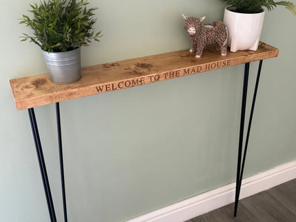 Engraved Console Radiator Side Table The Rolling Cow