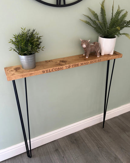 Engraved Console Radiator Side Table The Rolling Cow