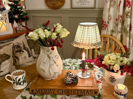 Personalised Solid Oak Christmas Chopping Board