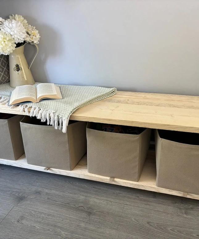 Storage Unit Bench The Rolling Cow