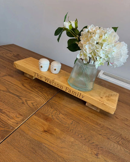 Engraved Table Centrepiece The Rolling Cow