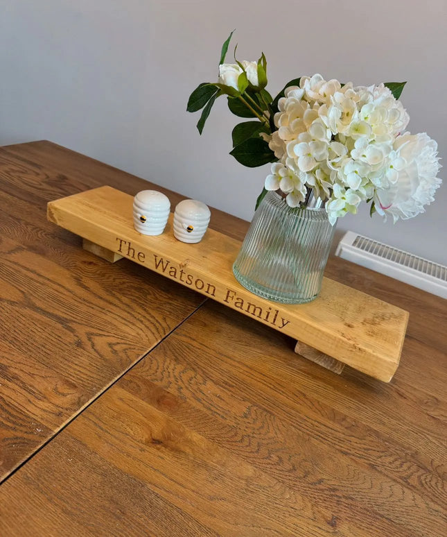 Engraved Table Centrepiece The Rolling Cow