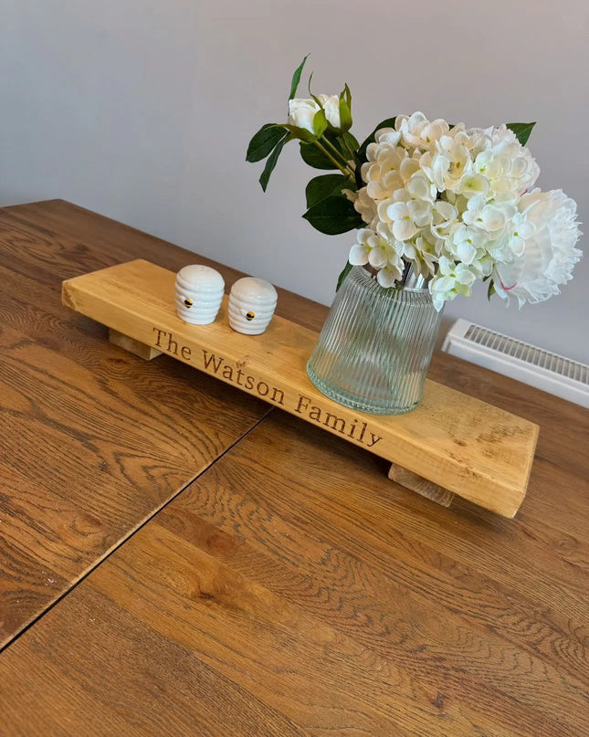 Engraved Table Centrepiece The Rolling Cow