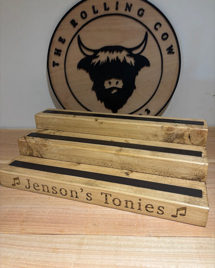 Large Engraved Tonies Character Shelf Stand The Rolling Cow