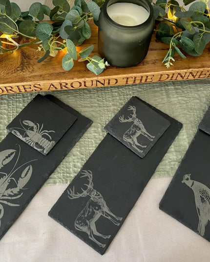 Animal Mini Slate Serving Board The Rolling Cow