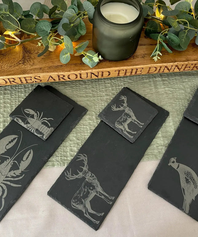 Animal Mini Slate Serving Board The Rolling Cow