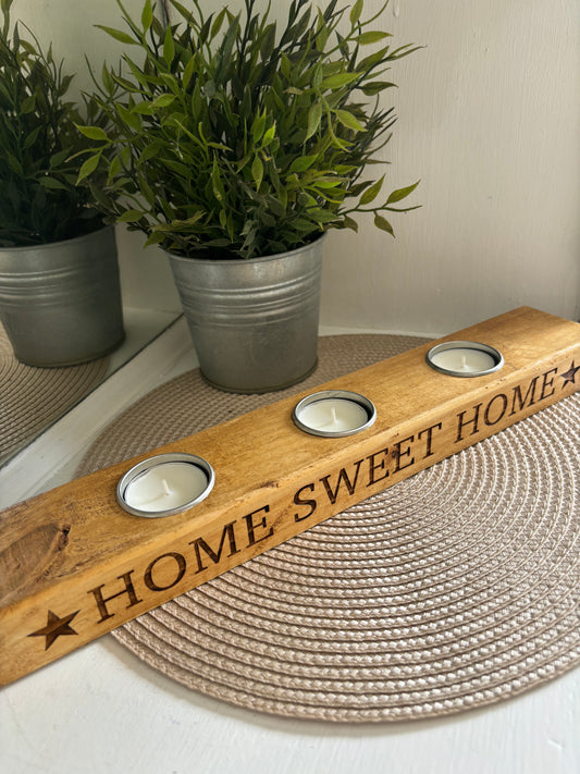 ‘Home Sweet Home’ Tea Light Candle Holder