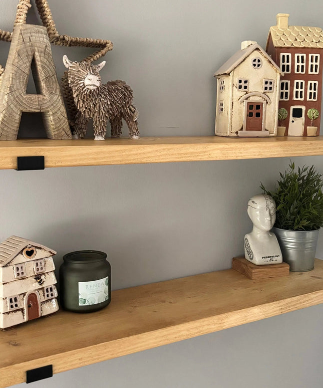 Rustic Handmade Wooden Shelf Shelves The Rolling Cow
