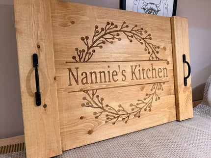 Engraved Oven Top Stove Cover