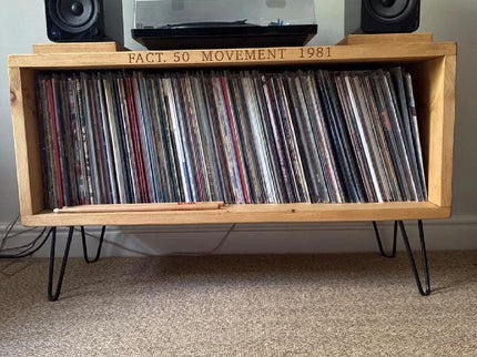 Personalised Vinyl Record Storage Unit