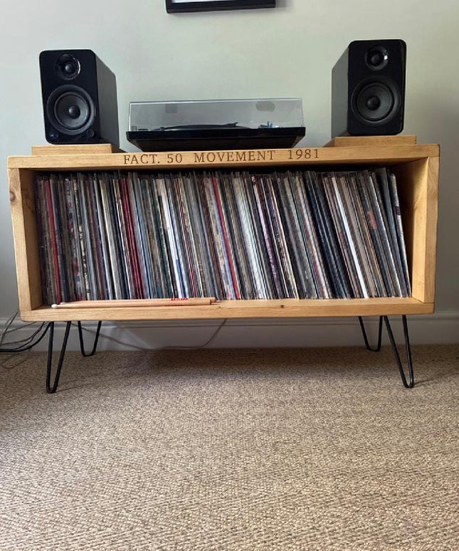 Personalised Vinyl Record Storage Unit
