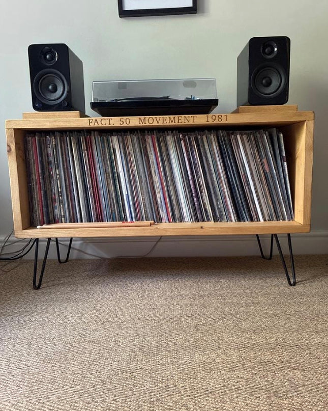 Personalised Vinyl Record Storage Unit
