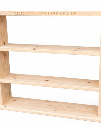 Personalised Solid Wood Bookshelf