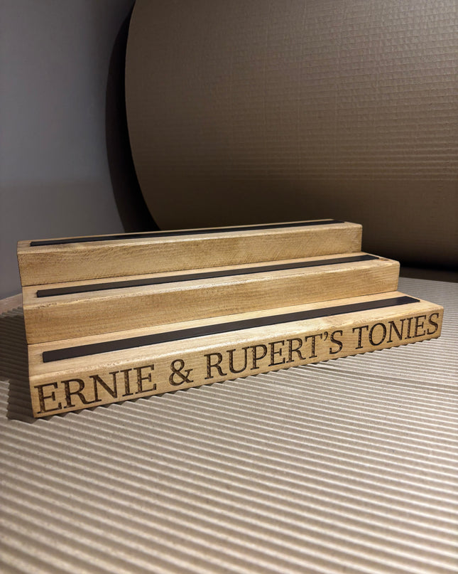 Large Engraved Tonies Character Shelf Stand The Rolling Cow