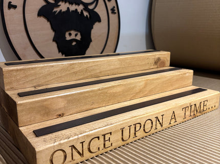 Large Engraved Tonies Character Shelf Stand The Rolling Cow