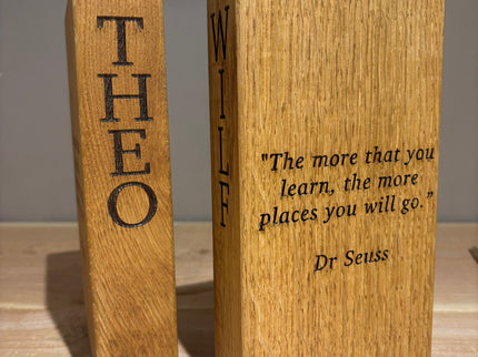Oak Bookends Book Ends The Rolling Cow