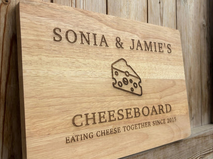 Personalised Cheeseboard Chopping Board Cheese Board design The Rolling Cow