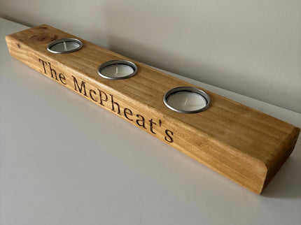 Personalised Tea Light Candle Holder The Rolling Cow