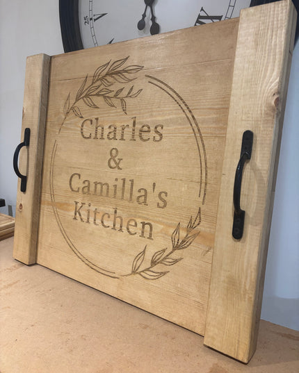 Engraved Oven Top Stove Cover The Rolling Cow