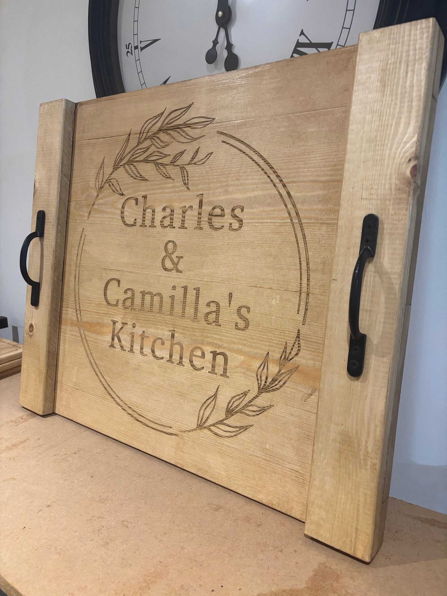 Engraved Oven Top Stove Cover The Rolling Cow