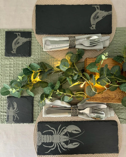 Animal Mini Slate Serving Board The Rolling Cow