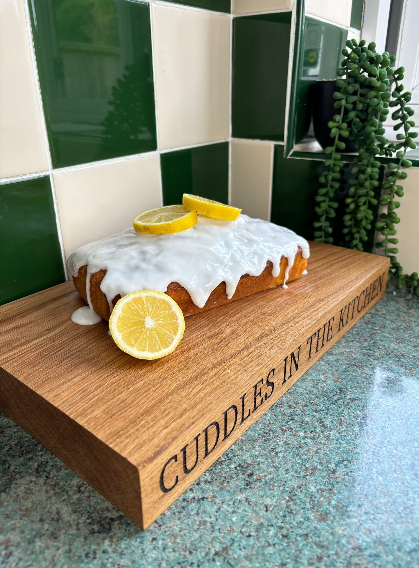 Engraved Solid Wood Large Chopping Board