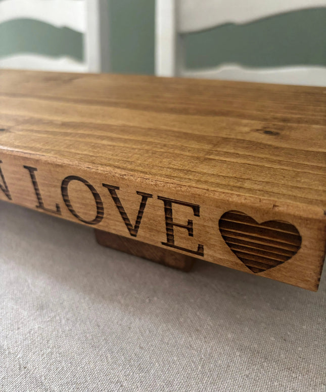 ‘This Home is Built On Love’ Table Centrepiece The Rolling Cow