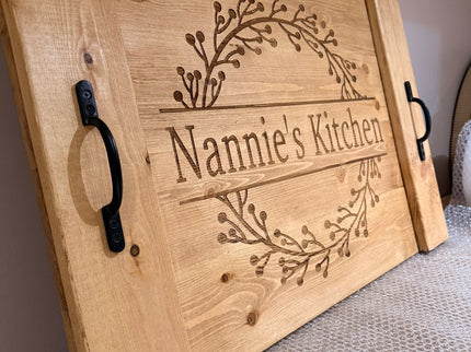 Engraved Oven Top Stove Cover