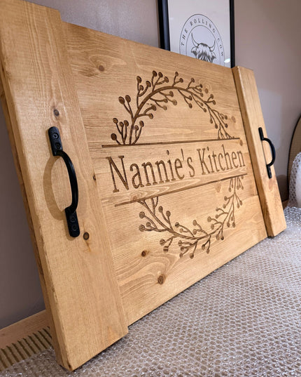 Engraved Oven Top Stove Cover