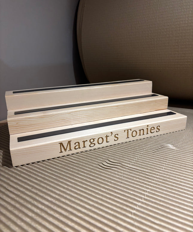 Large Engraved Tonies Character Shelf Stand The Rolling Cow