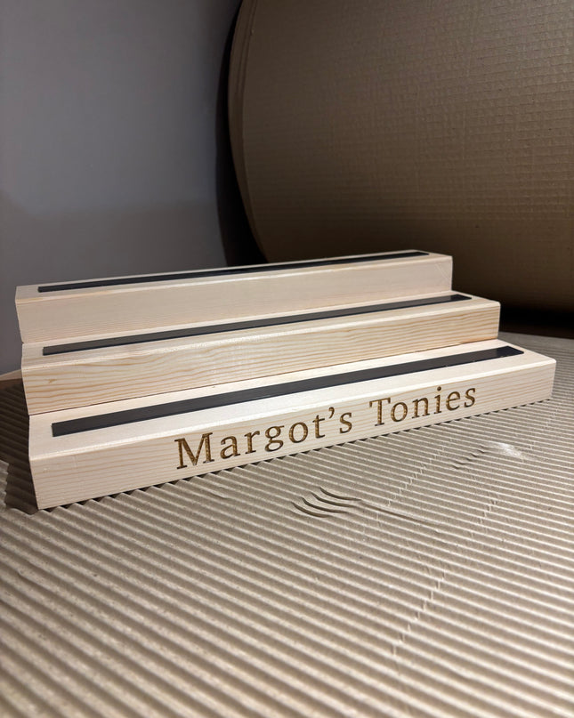 Large Engraved Tonies Character Shelf Stand The Rolling Cow