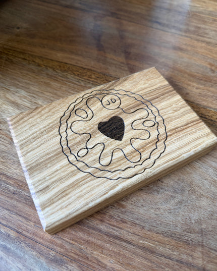 Oak Biscuit Coaster