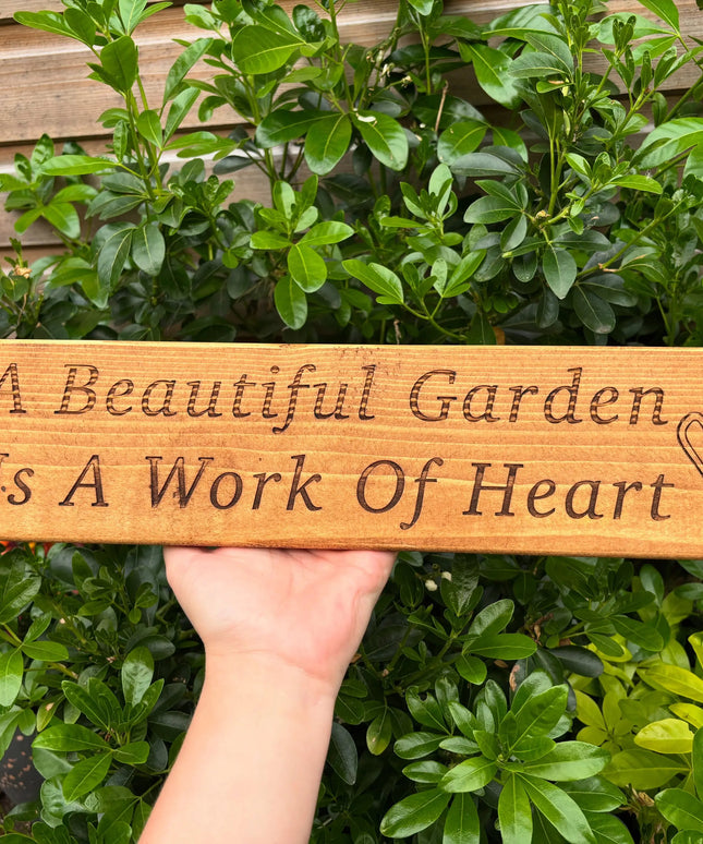 Engraved Wooden Sign The Rolling Cow